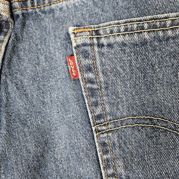 Levis 550 Jeans Mens 36x33 (Tag 38x34) Blue Relaxed Fit Denim Hipster Skater - Picture 4 of 13